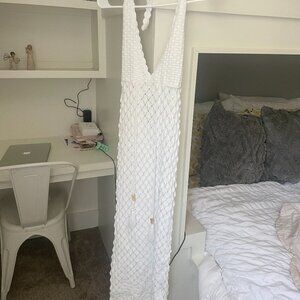 Cute White Knit Dress (Price Negotiable)